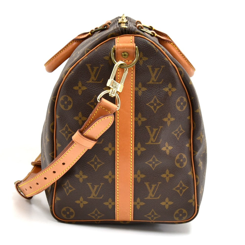 Louis Vuitto Keepall 45 Bandouliere Monogram Canvas Bag
