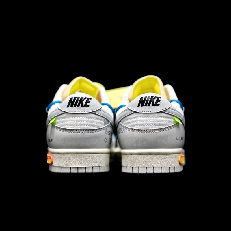 GLM - OW x Dunk (NO.10) blue shoelace yellow buckle