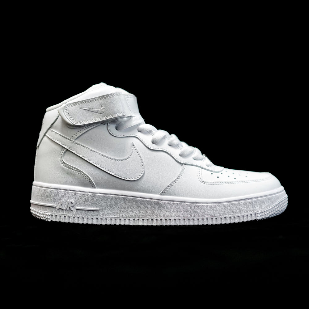GLM - AF1 pure white mid-top