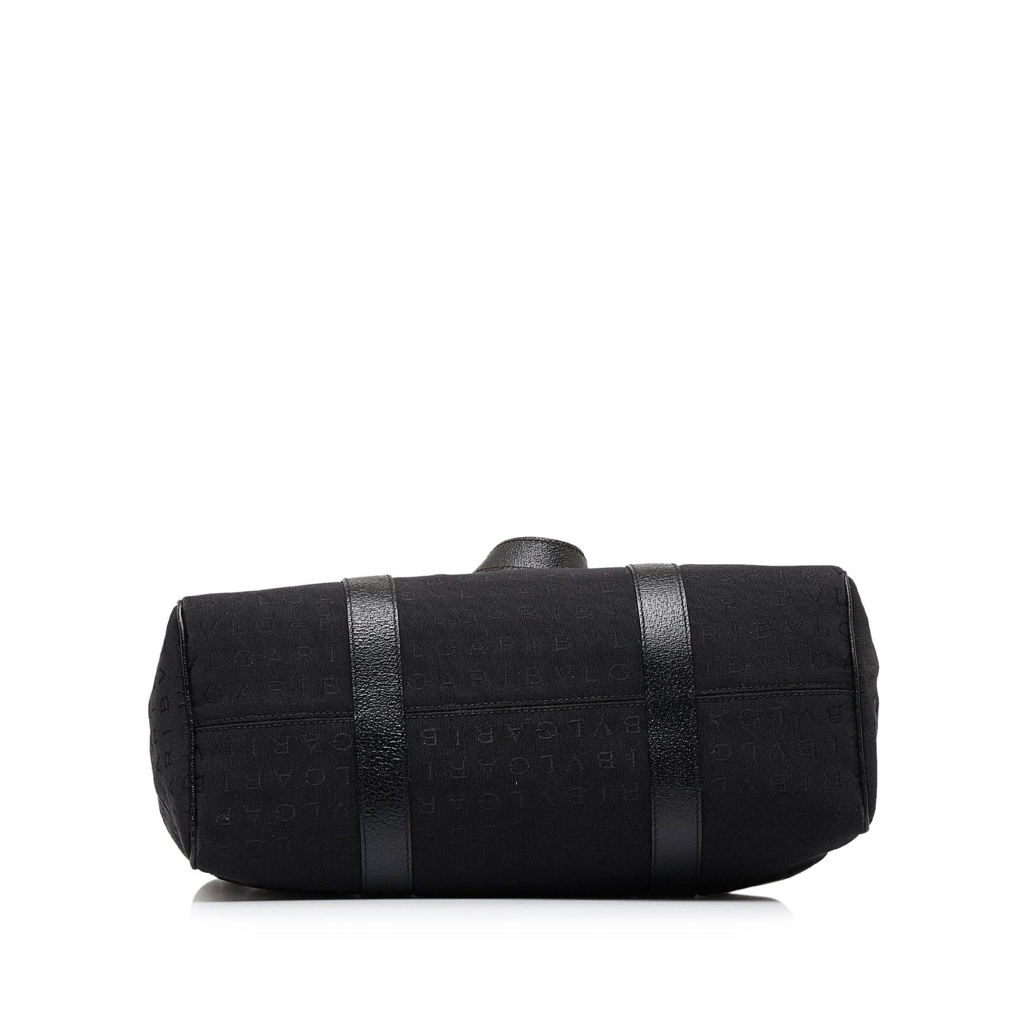 Black Bvlgari Logomania Tote Bag