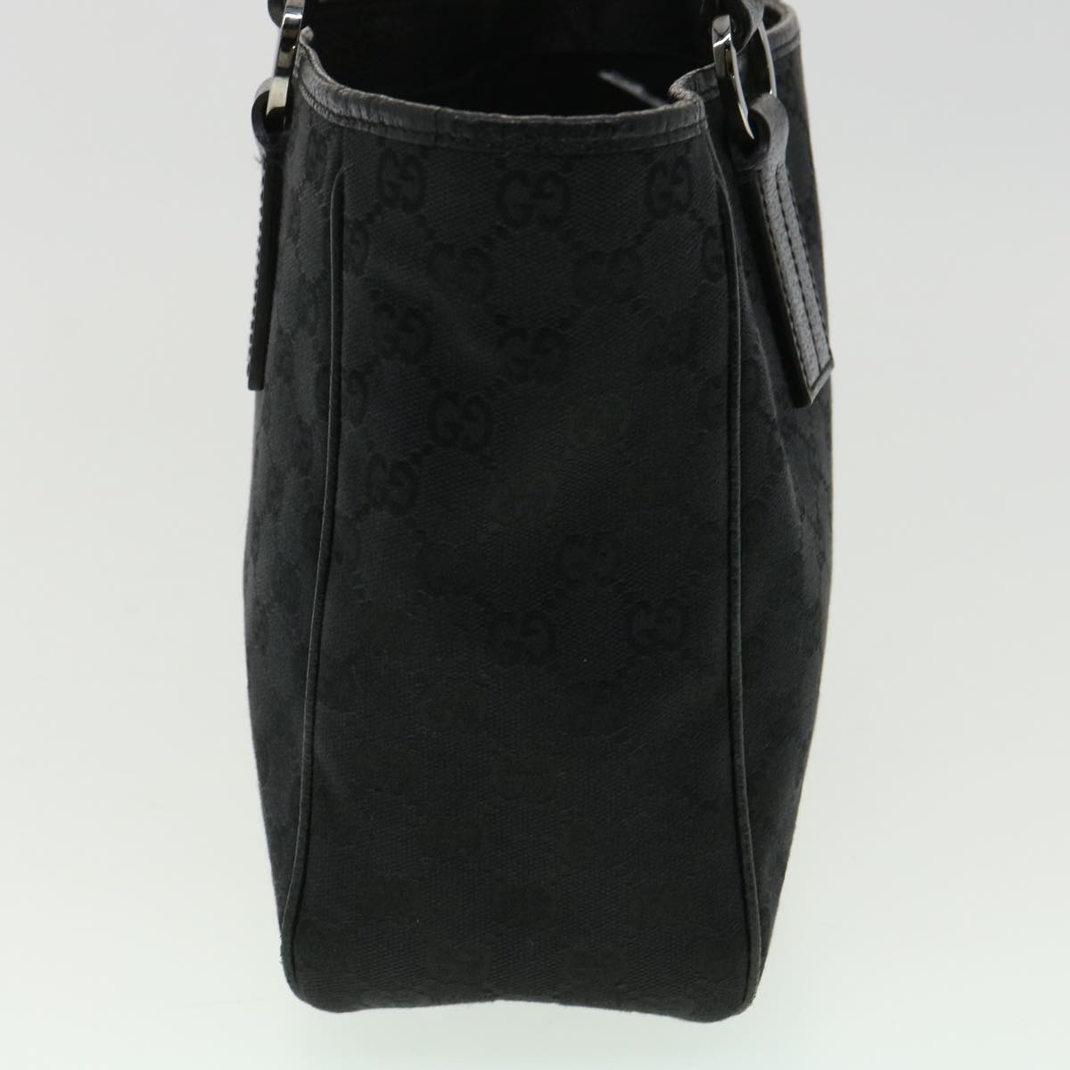 GUCCI GG Canvas Shoulder Bag Black 33263