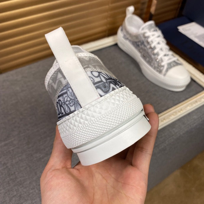 GLM - DIR B23 White and Black LOW-TOP SNEAKER