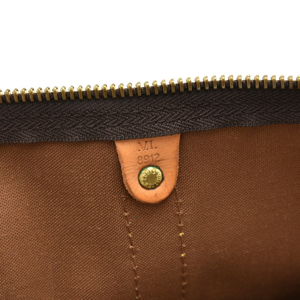 Louis Vuitto Keepall 50 Bandouliere Monogram Canvas Duffel Bag