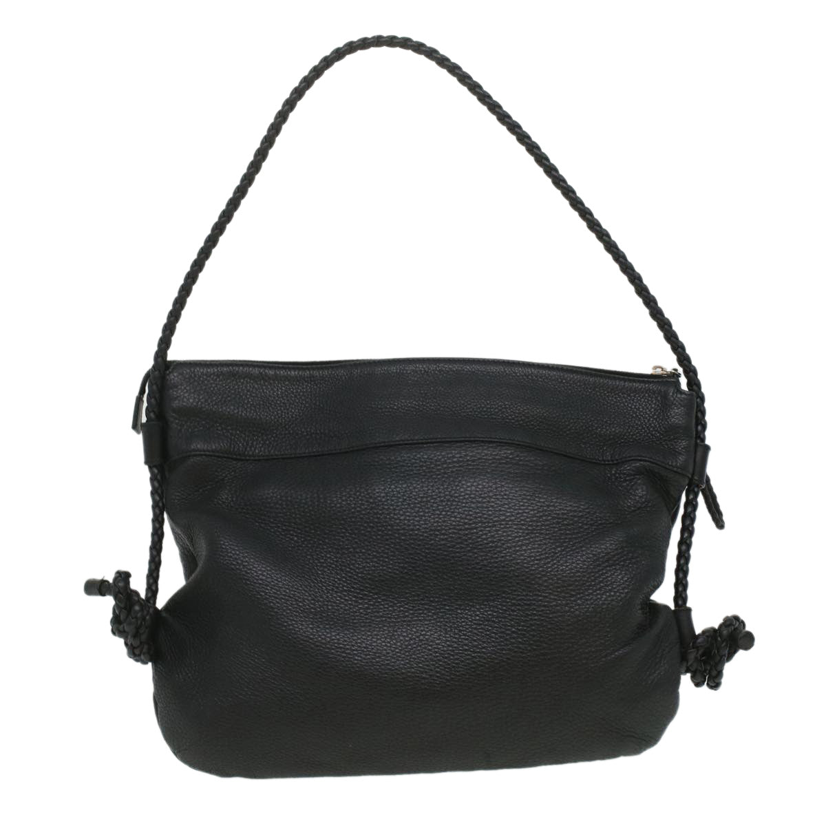 GUCCI Interlocking Shoulder Bag Leather Black 268244 33887