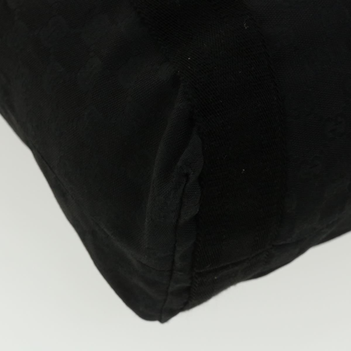 GUCCI GG Canvas Hand Bag Black 33937