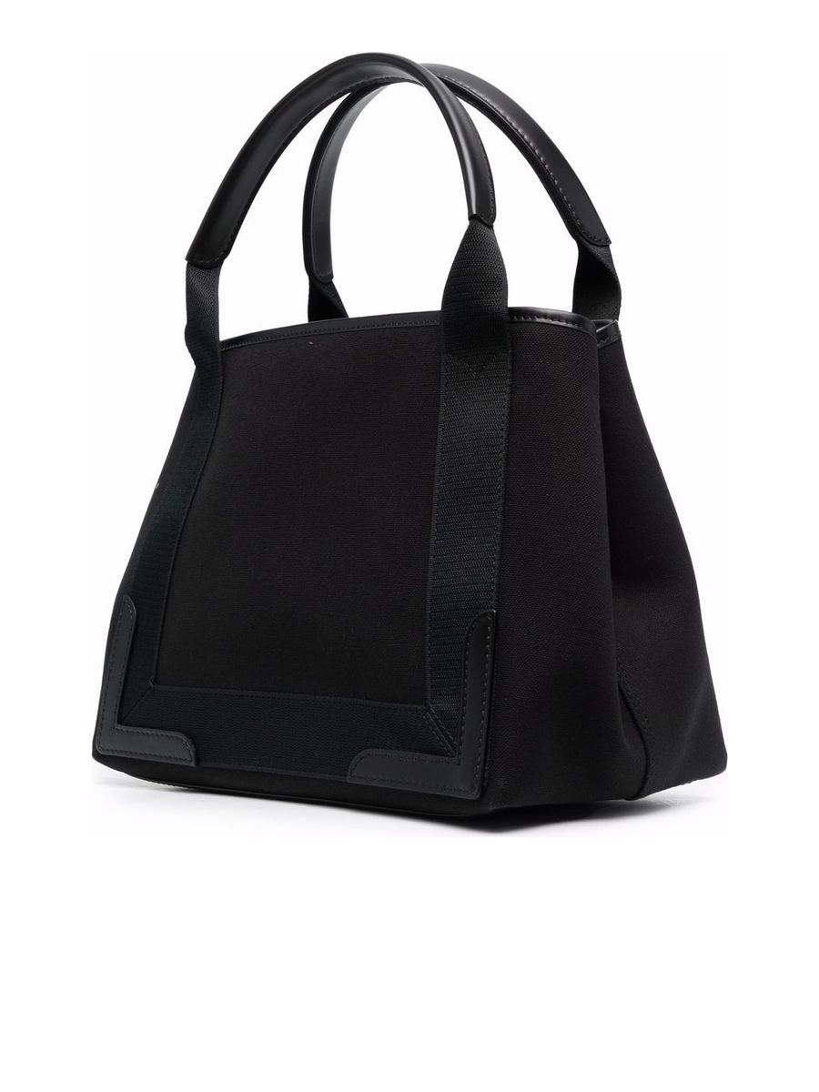 Navy Small Cabas in Black