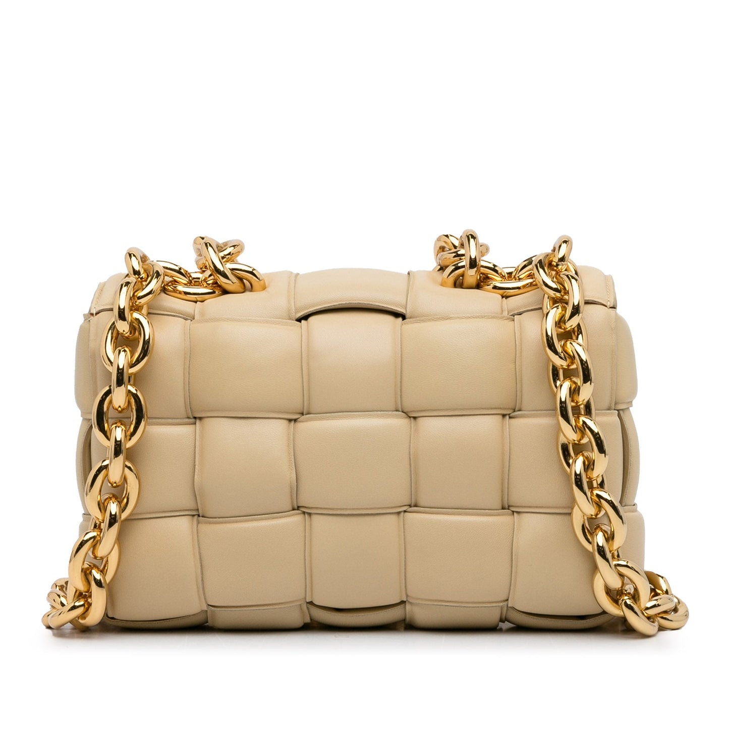 Bottega Veneta Padded Chain Cassette Light Brown