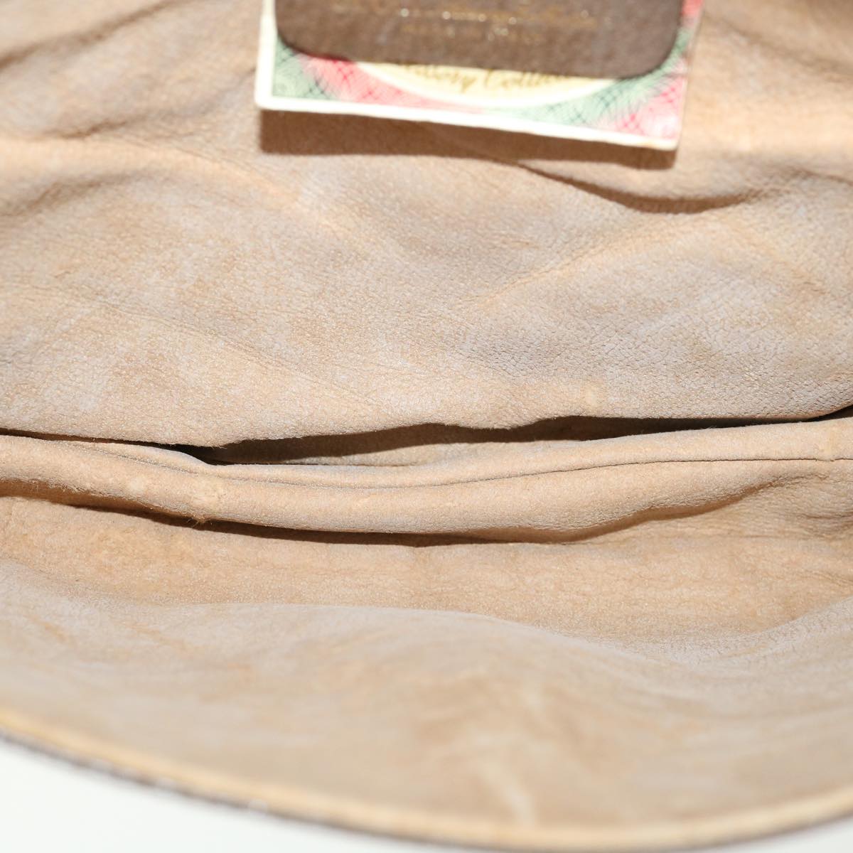 GUCCI GG Canvas Shoulder Bag PVC Leather Beige 34027