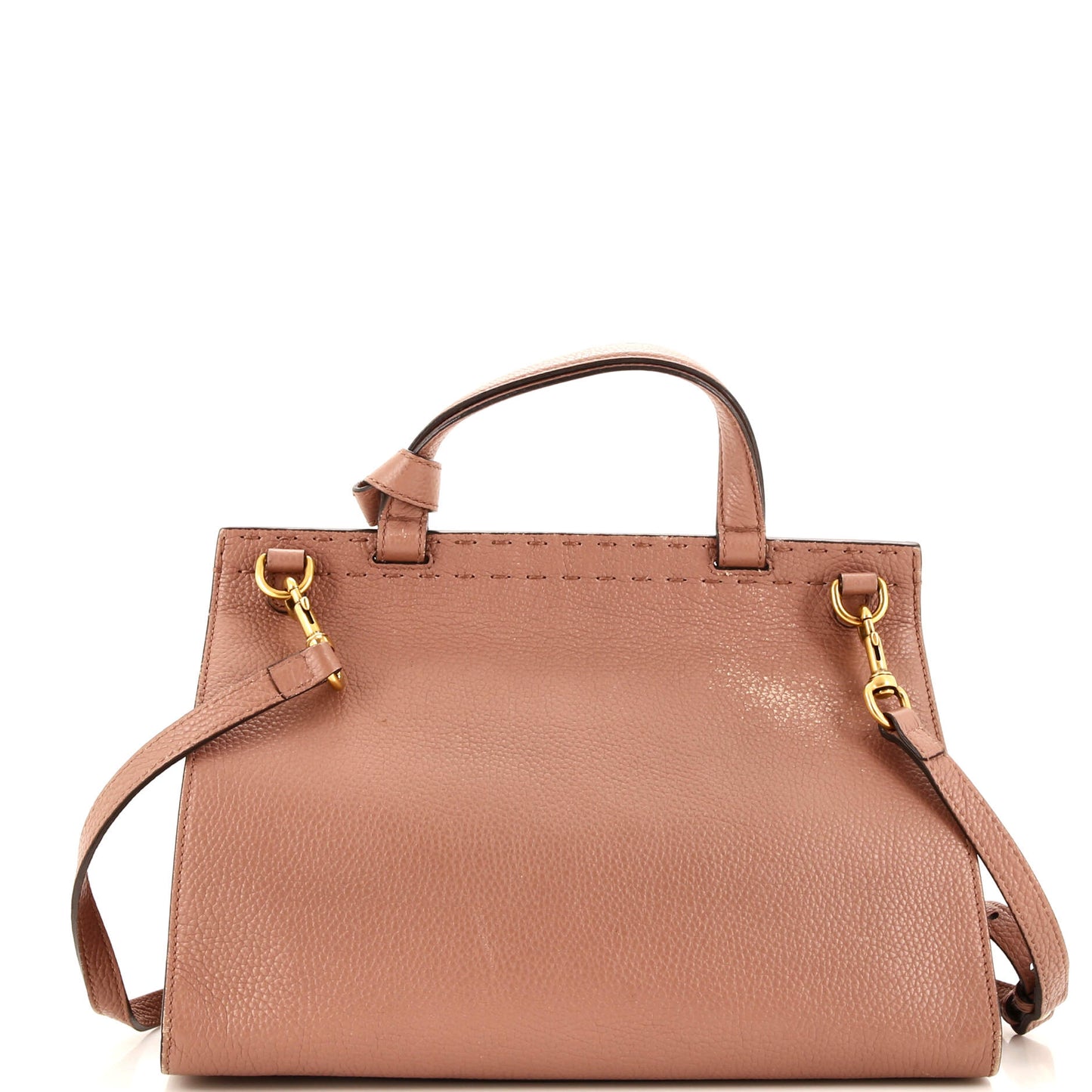 GG Marmont Top Handle Bag Leather Small