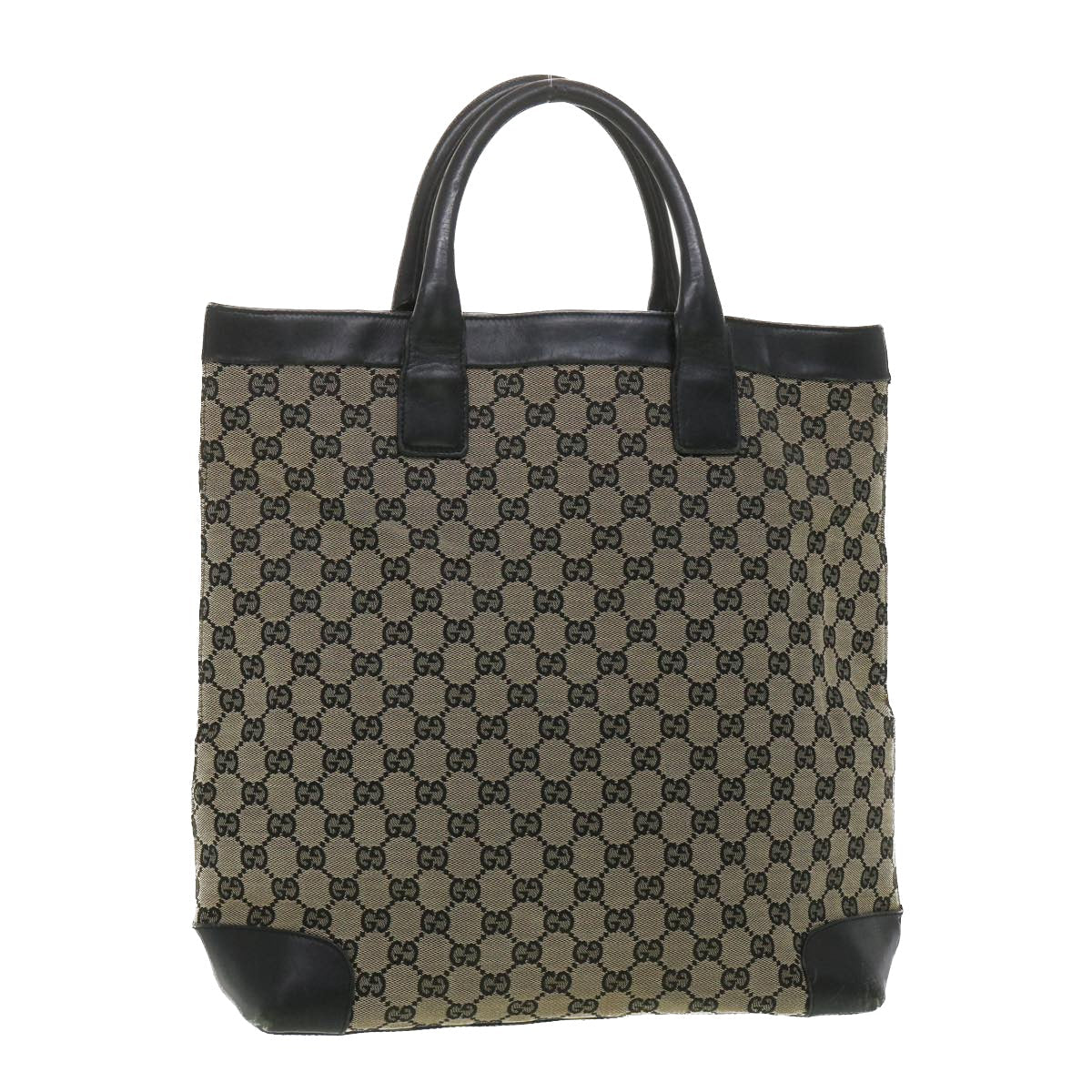 GUCCI GG Canvas Hand Bag Navy 1121 34050