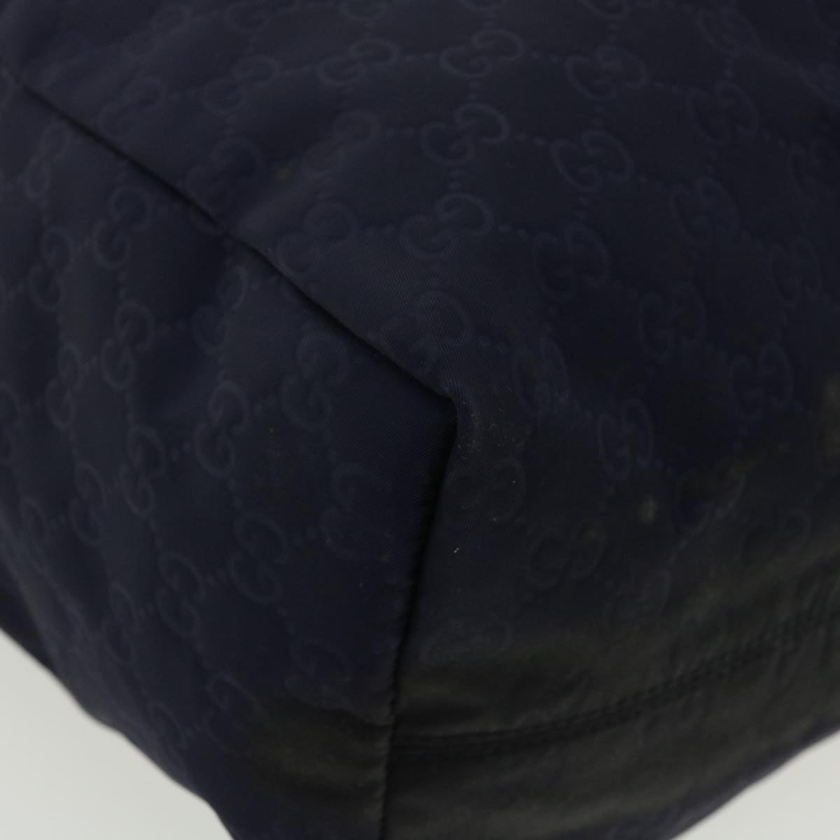GUCCI GG Canvas Shoulder Bag Nylon Purple 282439 34062