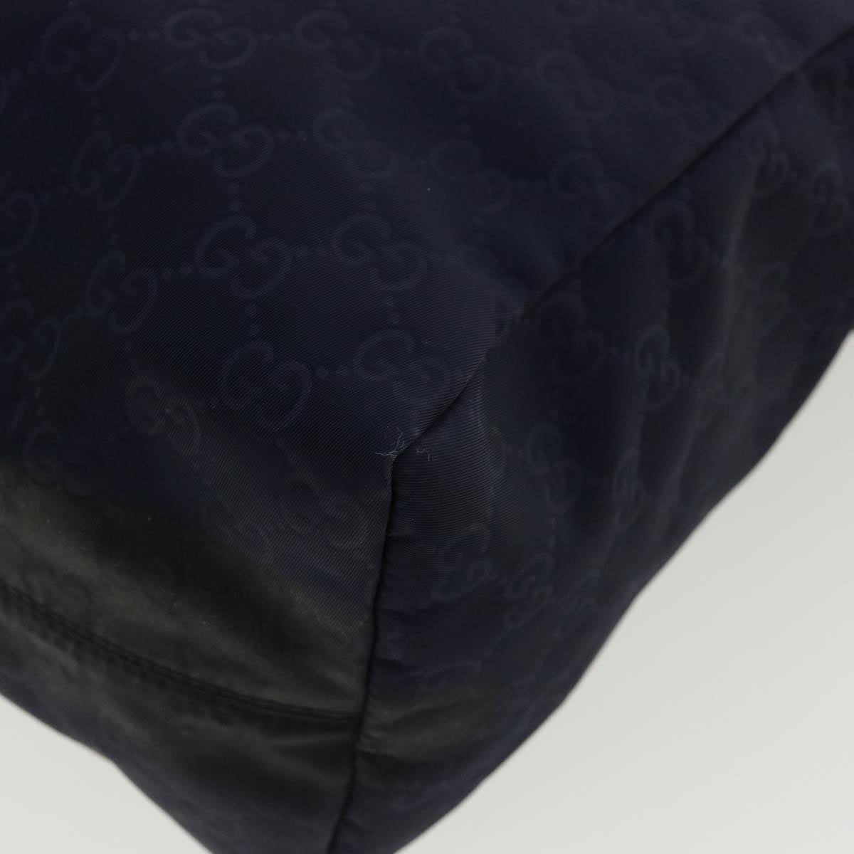 GUCCI GG Canvas Shoulder Bag Nylon Purple 282439 34062