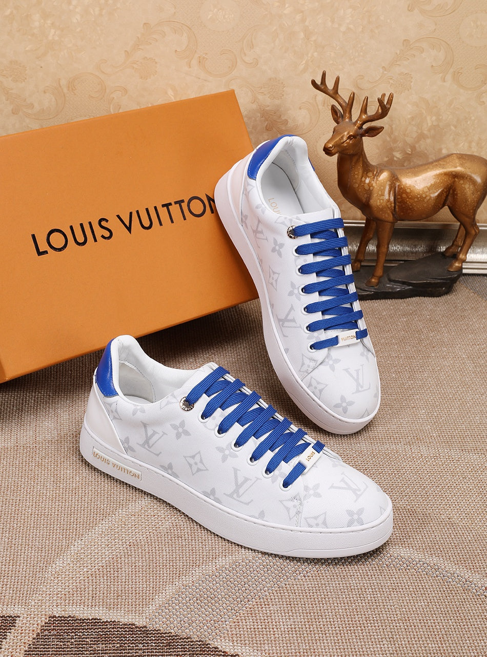 GLM - LUV Time Out Blue And White Sneaker