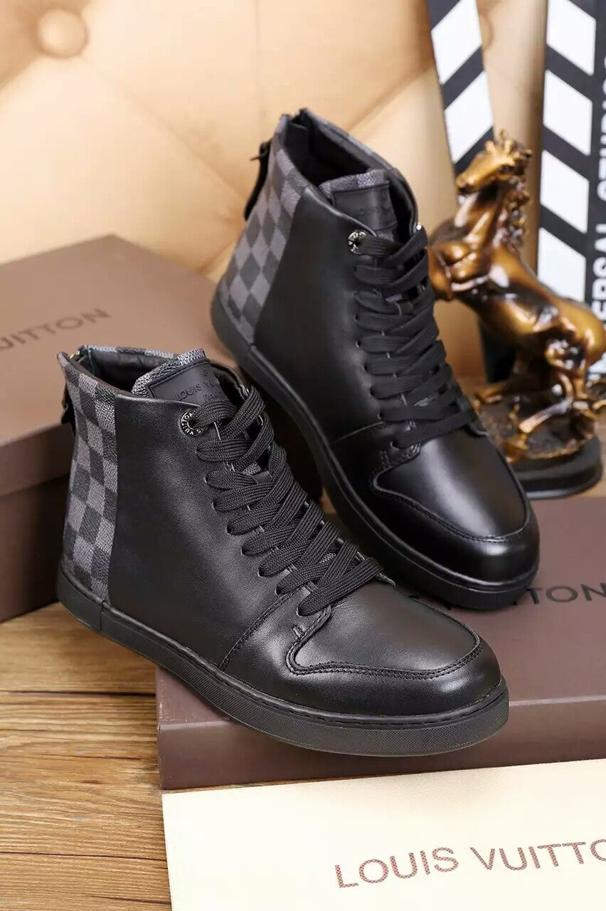 GLM - LUV HIgh Top Black Sneaker