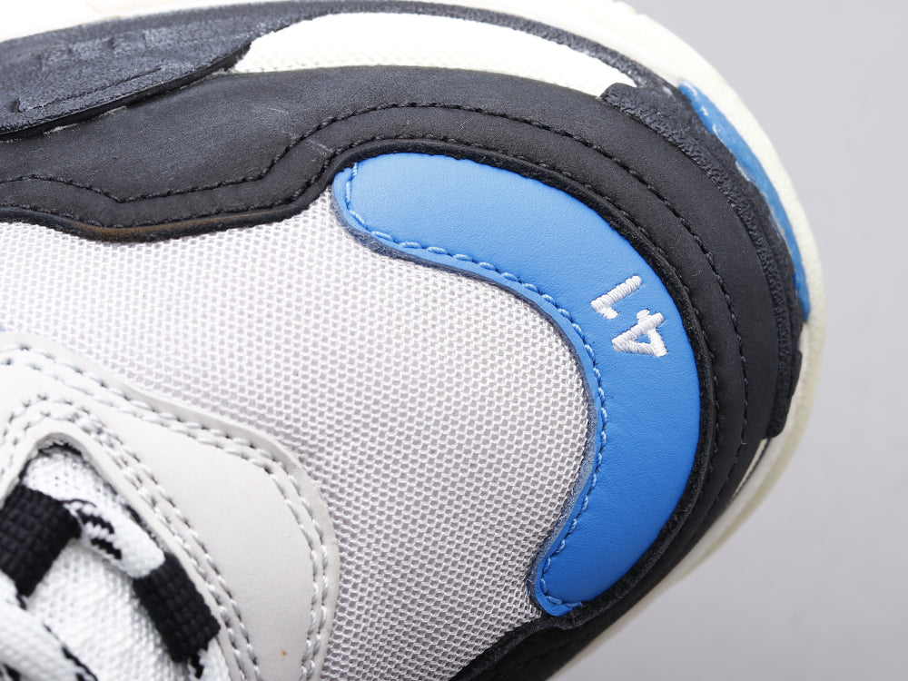 GLM - Bla Triple S Black And White Blue Sneaker