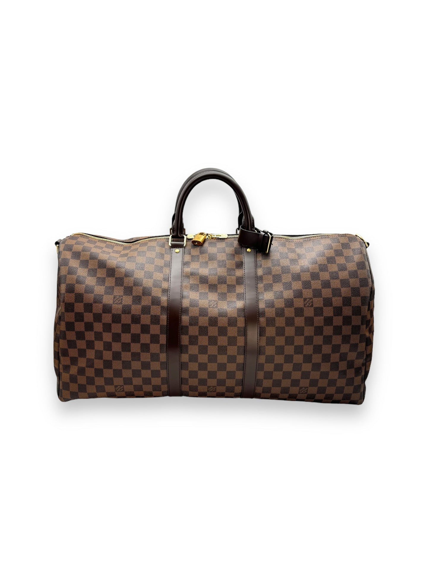 Louis Vuitton Damier Ebene BandouliÃ¨re Keepall 55