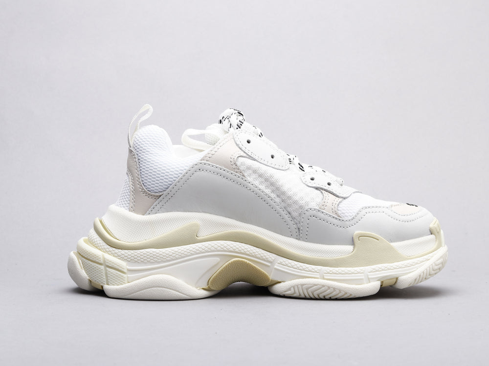 GLM - Bla Triple S Pure White Sneaker