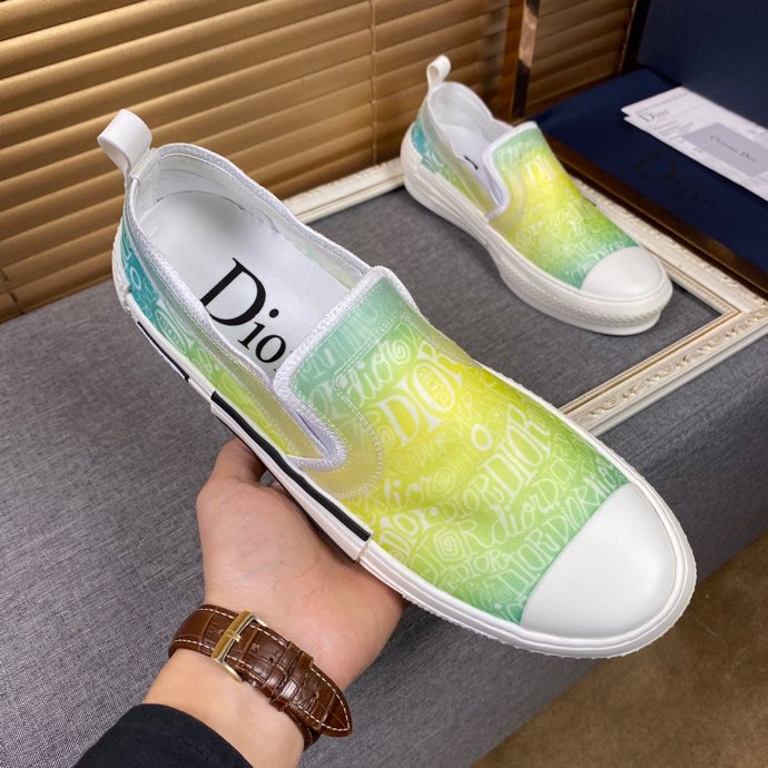 GLM - DIR B23 Slip Yellow And White LOW-TOP SNEAKER