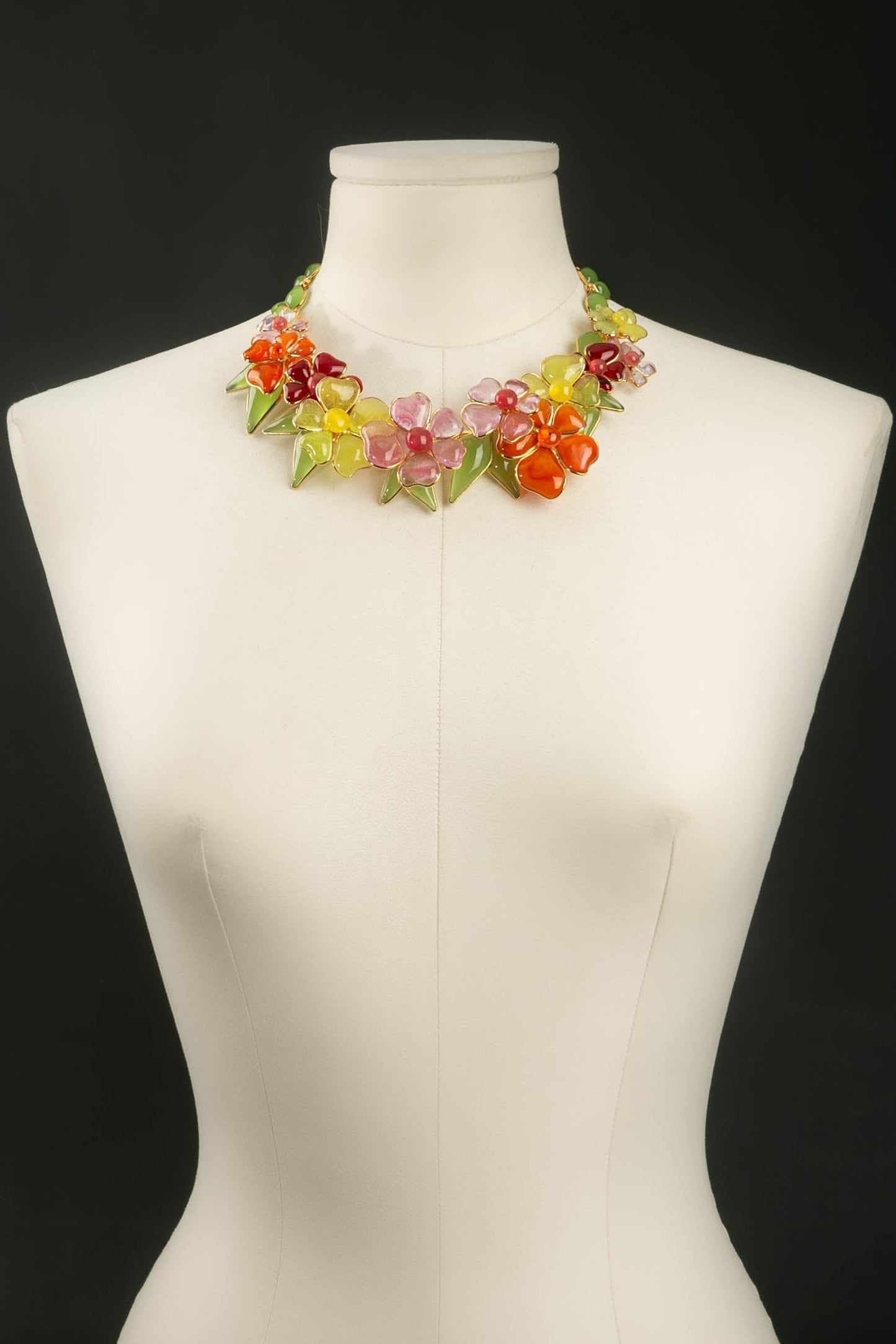 Collier en pÃƒÆ’Ã‚Â¢te de verre Augustine