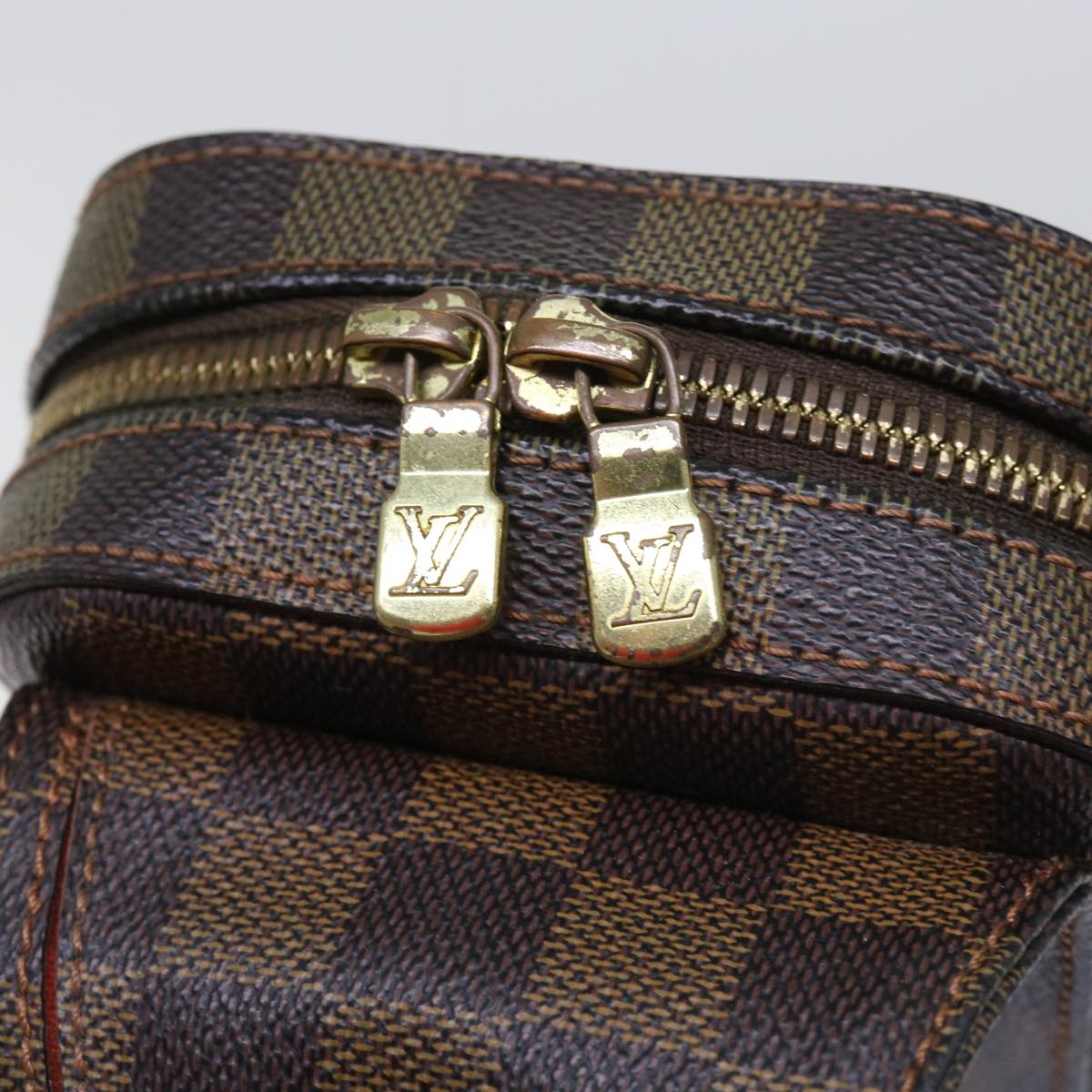 LOUIS VUITTON Damier Ebene Geronimos Shoulder Bag N51994 LV 36095