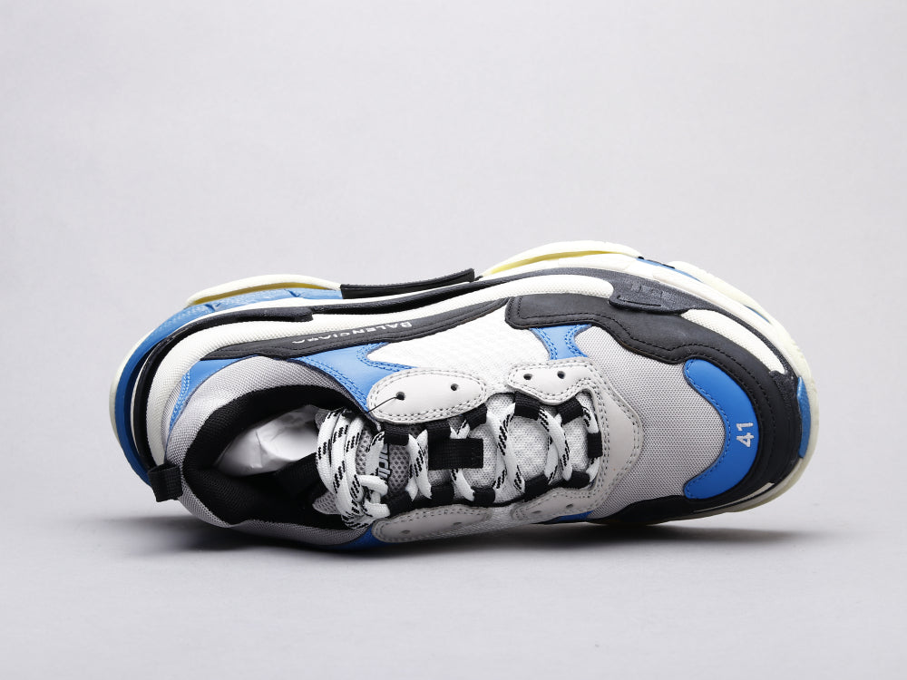GLM - Bla Triple S Black And White Blue Sneaker