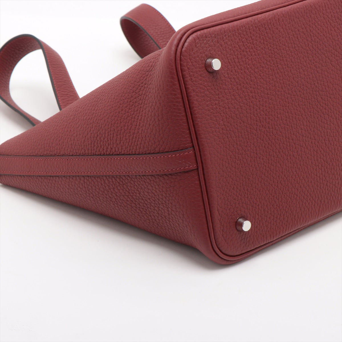 Hermes Picotin Lock MM clÃƒÆ’Ã‚Â©mence Rouge GrÃƒÆ’Ã‚Â¨ne Silver  U 2022