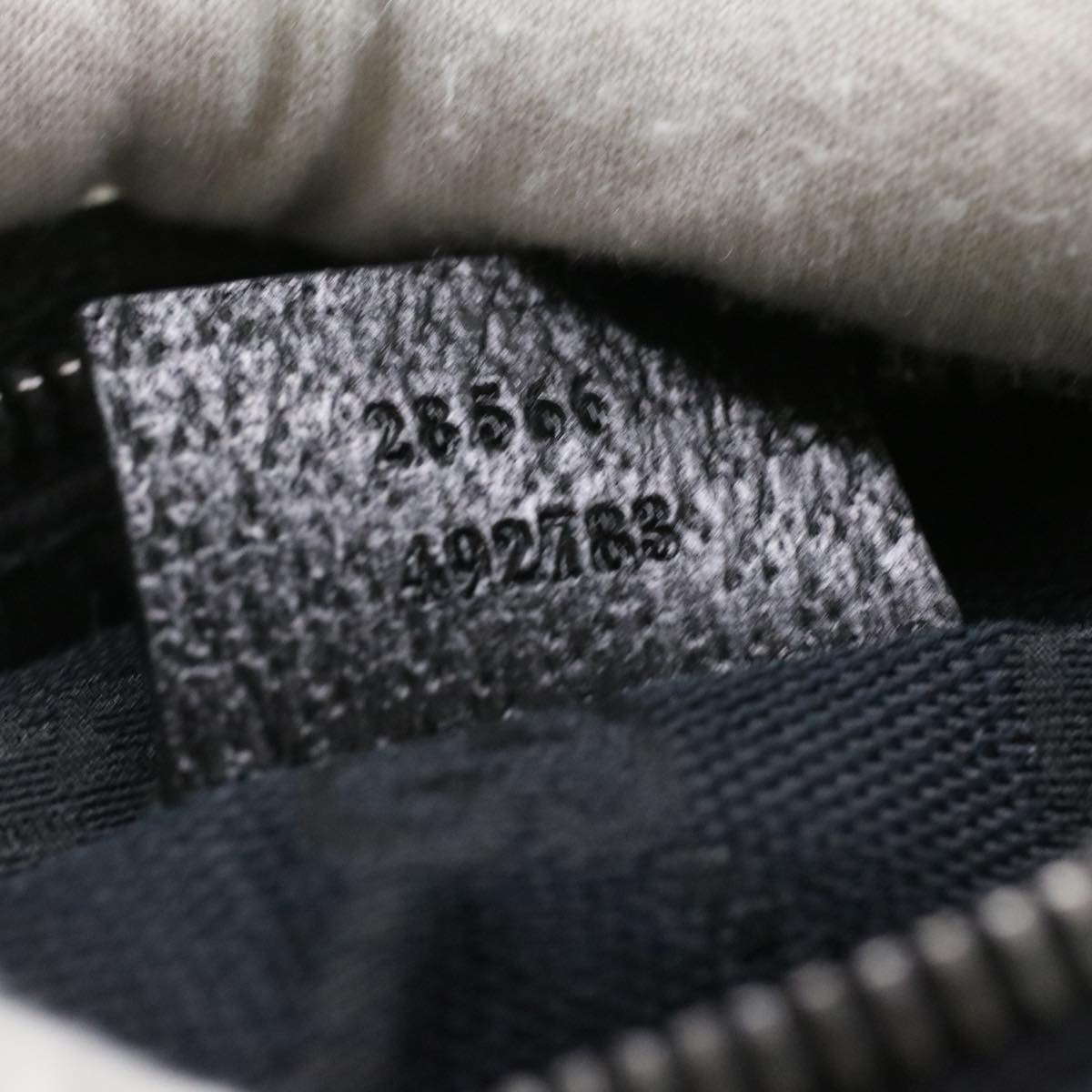 GUCCI GG Canvas Waist Bag Black 28566 36224