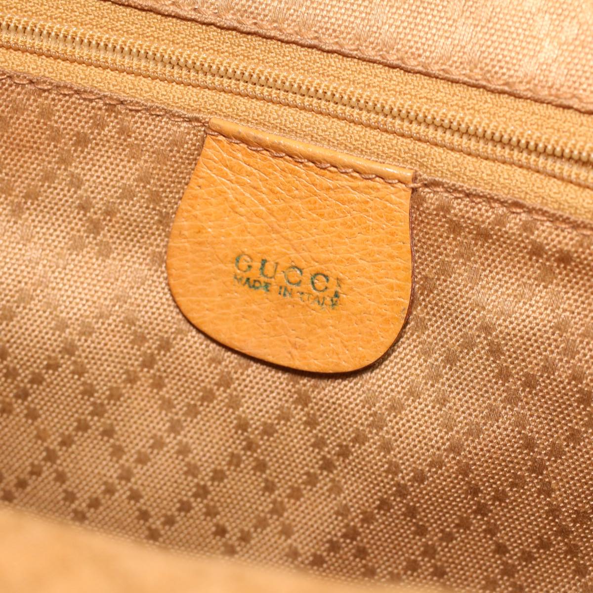 GUCCI Bamboo Backpack Leather Yellow 003.2058.0016 36249