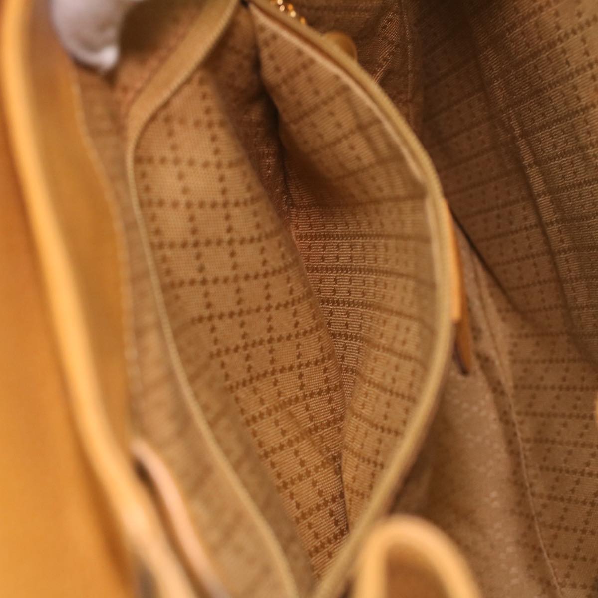 GUCCI Bamboo Backpack Leather Yellow 003.2058.0016 36249