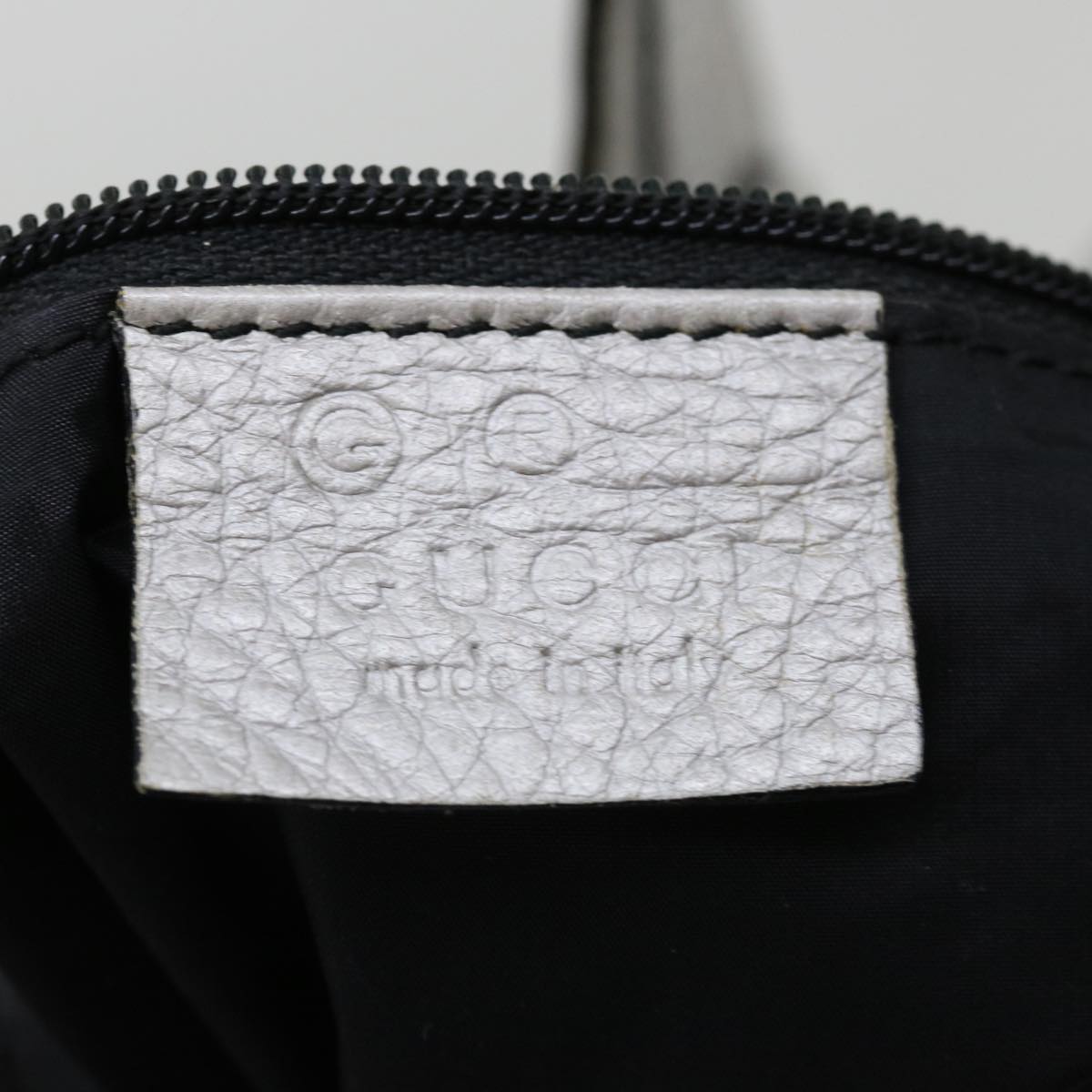 GUCCI GG Canvas Hand Bag Silver 2683757 36427