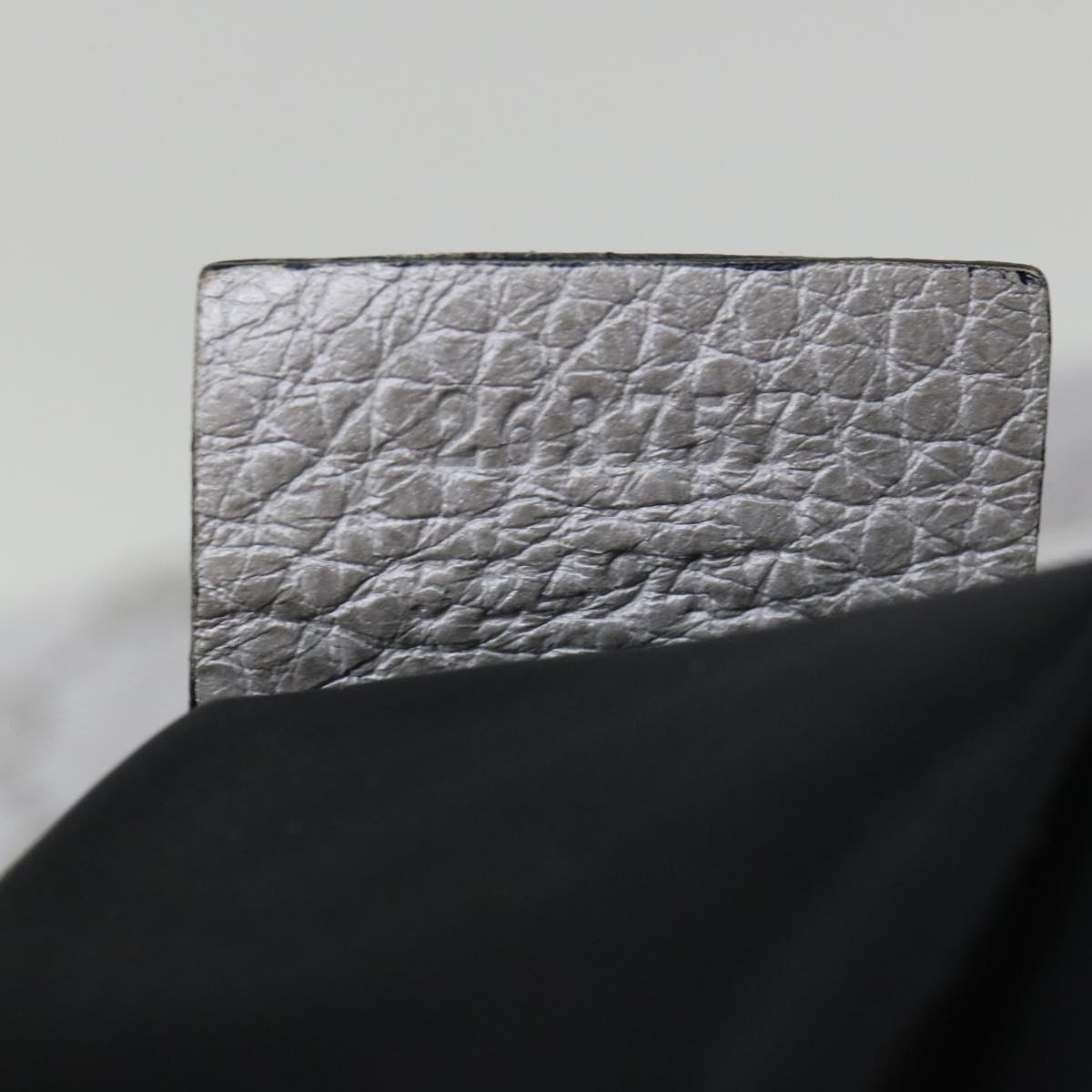 GUCCI GG Canvas Hand Bag Silver 2683757 36427