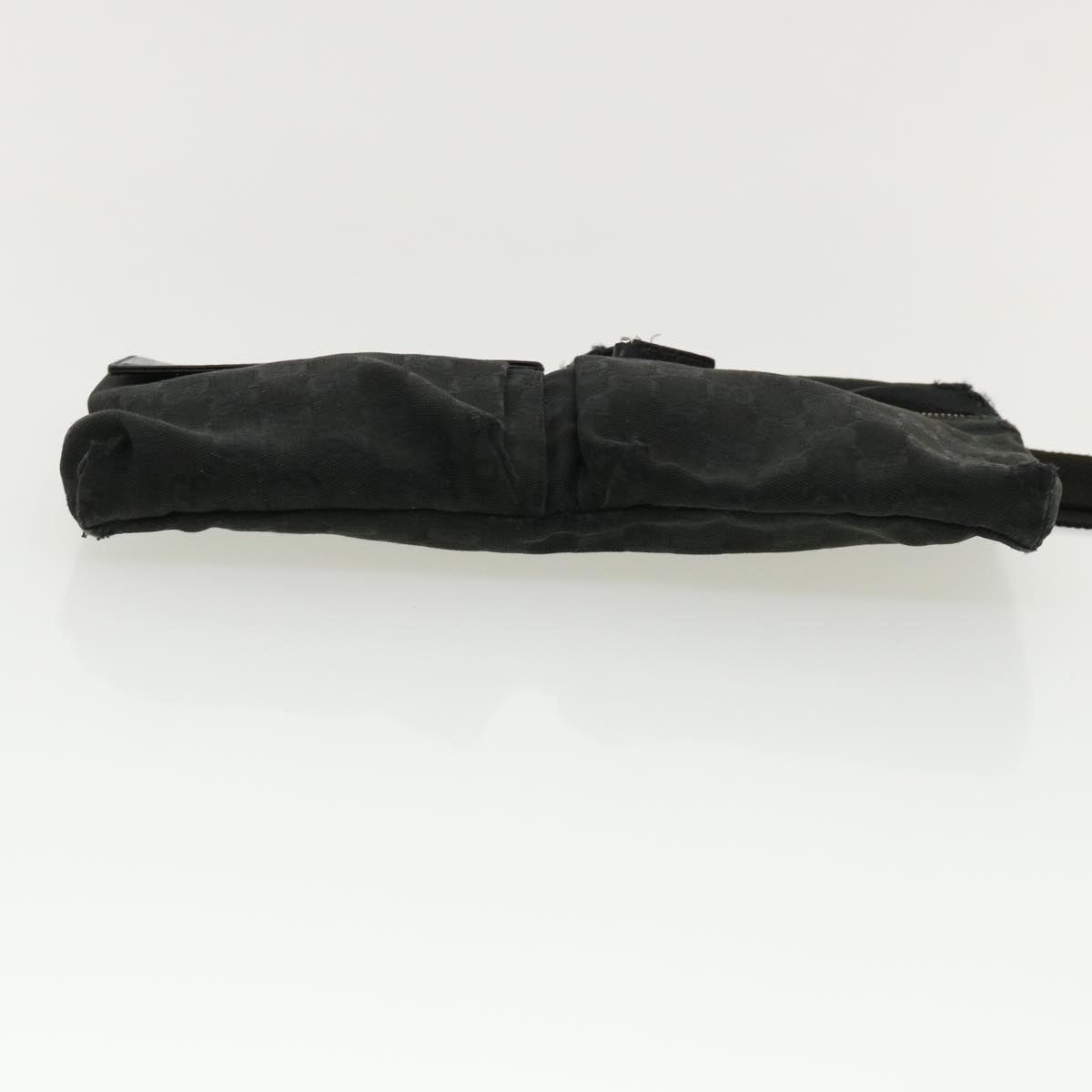 GUCCI GG Canvas Waist Bag Black 28566 36493