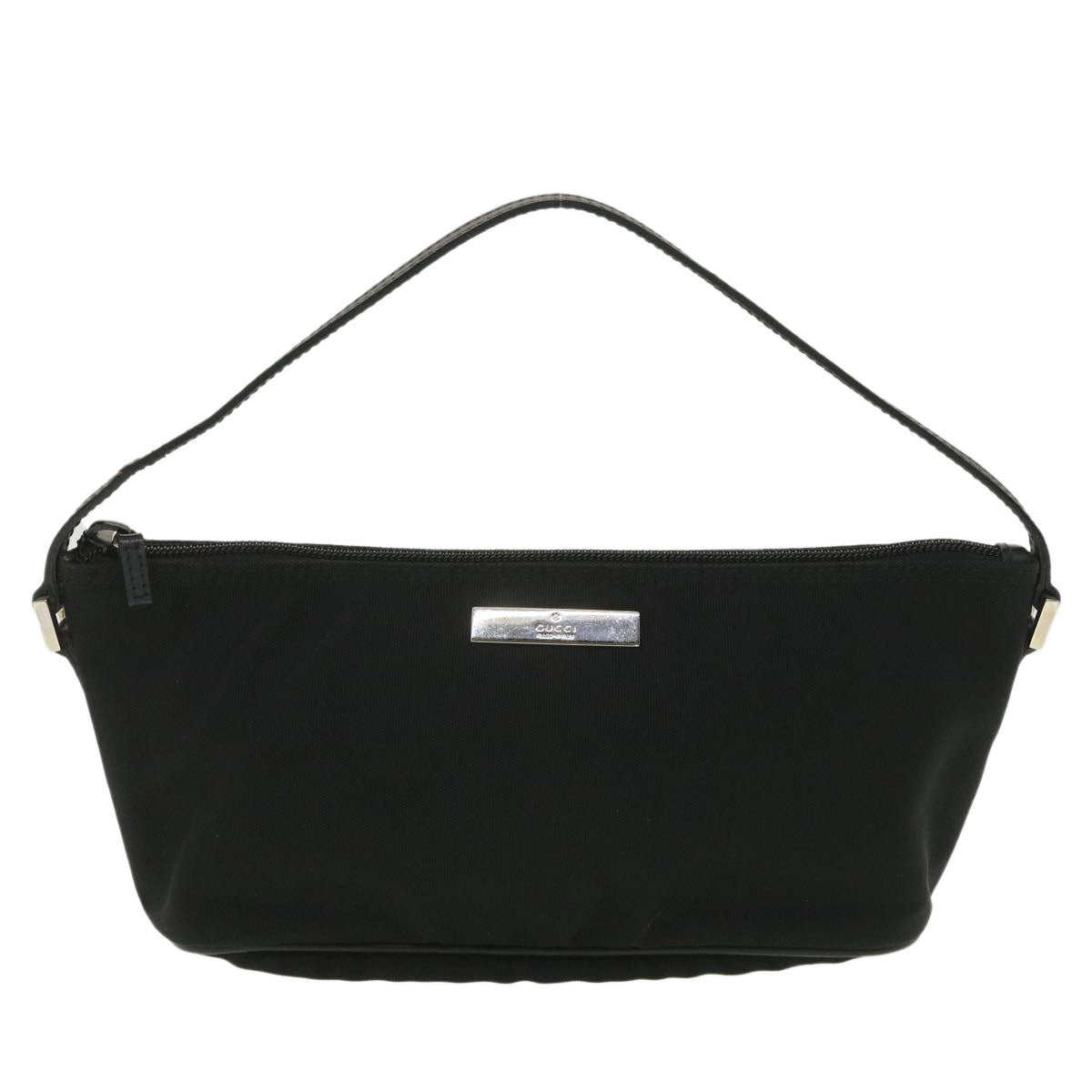 GUCCI GG Canvas Accessory Pouch Black 039.1103 36599
