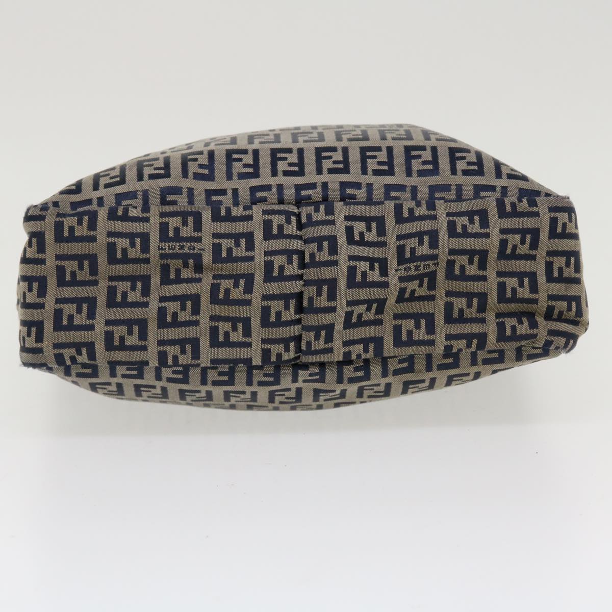 FENDI Zucchino Canvas Hand Bag Navy 2384-8BH006-028 36667