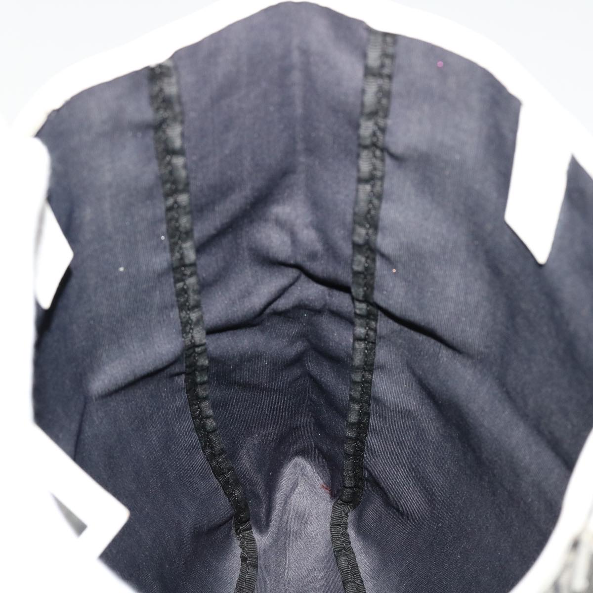 FENDI Zucchino Canvas Hand Bag Navy 2384-8BH006-028 36667