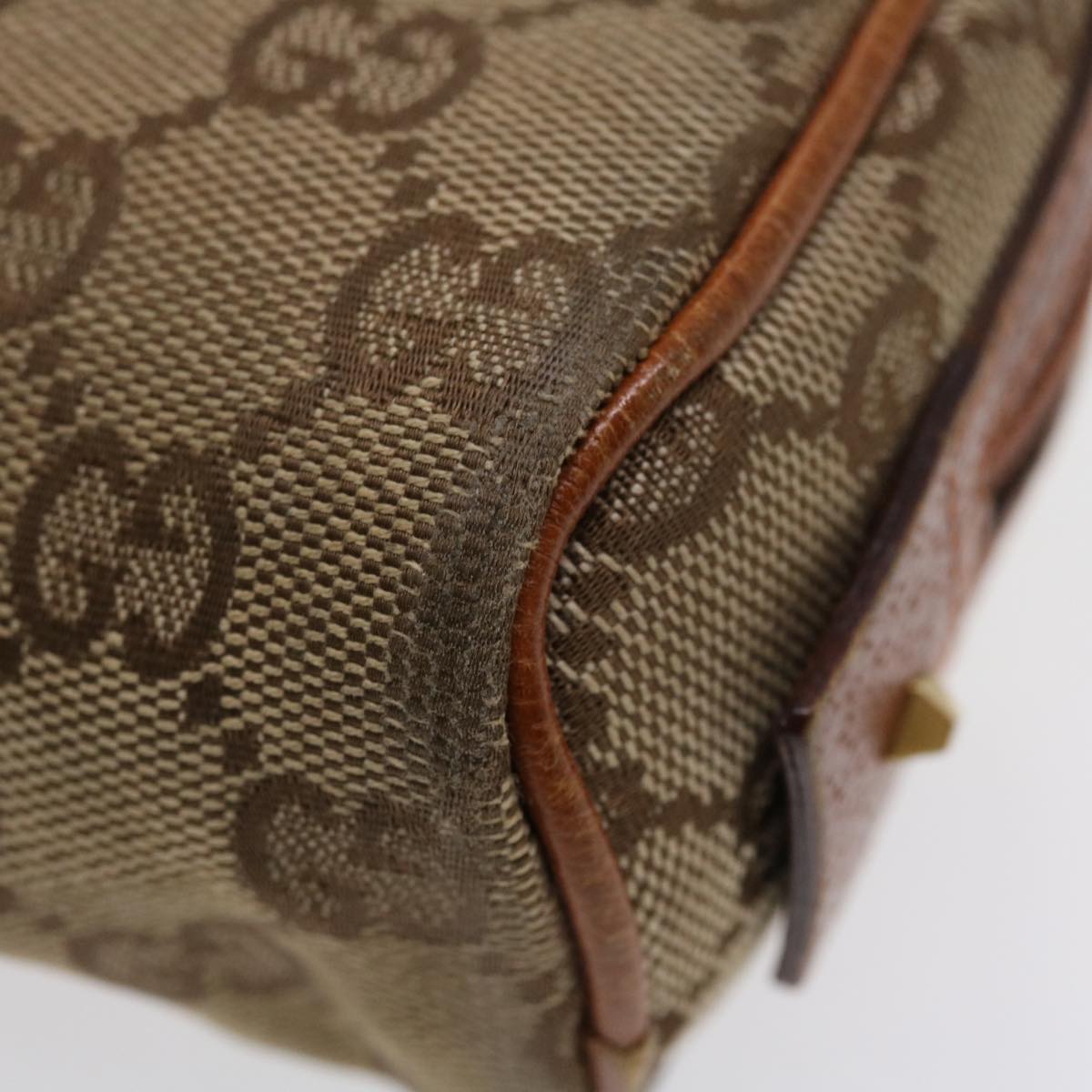 GUCCI GG Canvas Pouch Beige 120978 36673