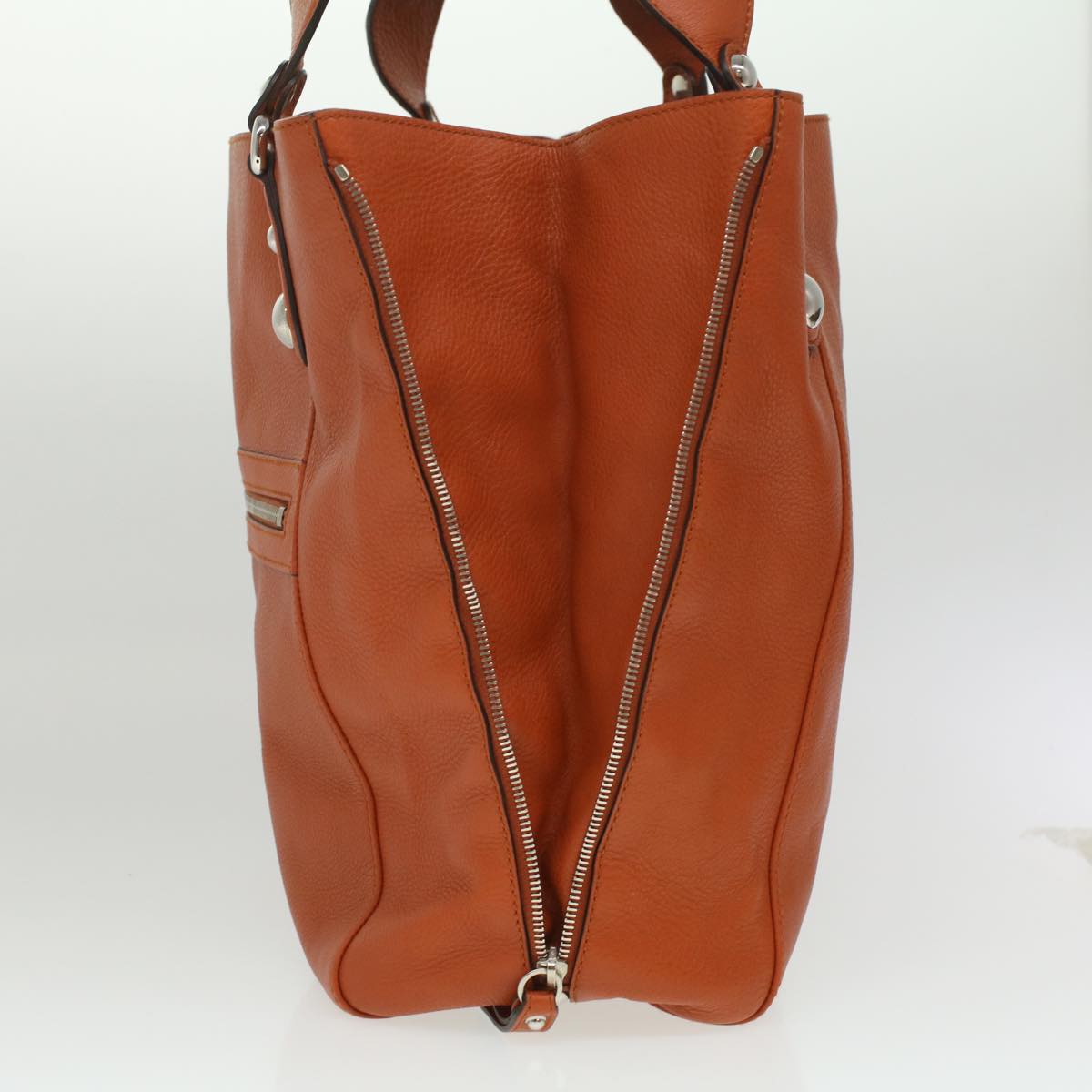 GUCCI Shoulder Bag Leather Orange Brown 232952 36699