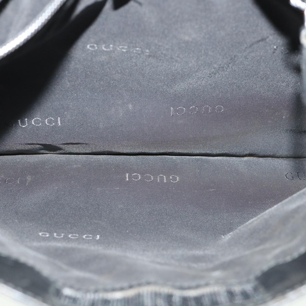 GUCCI Shoulder Bag Nylon Black 36785