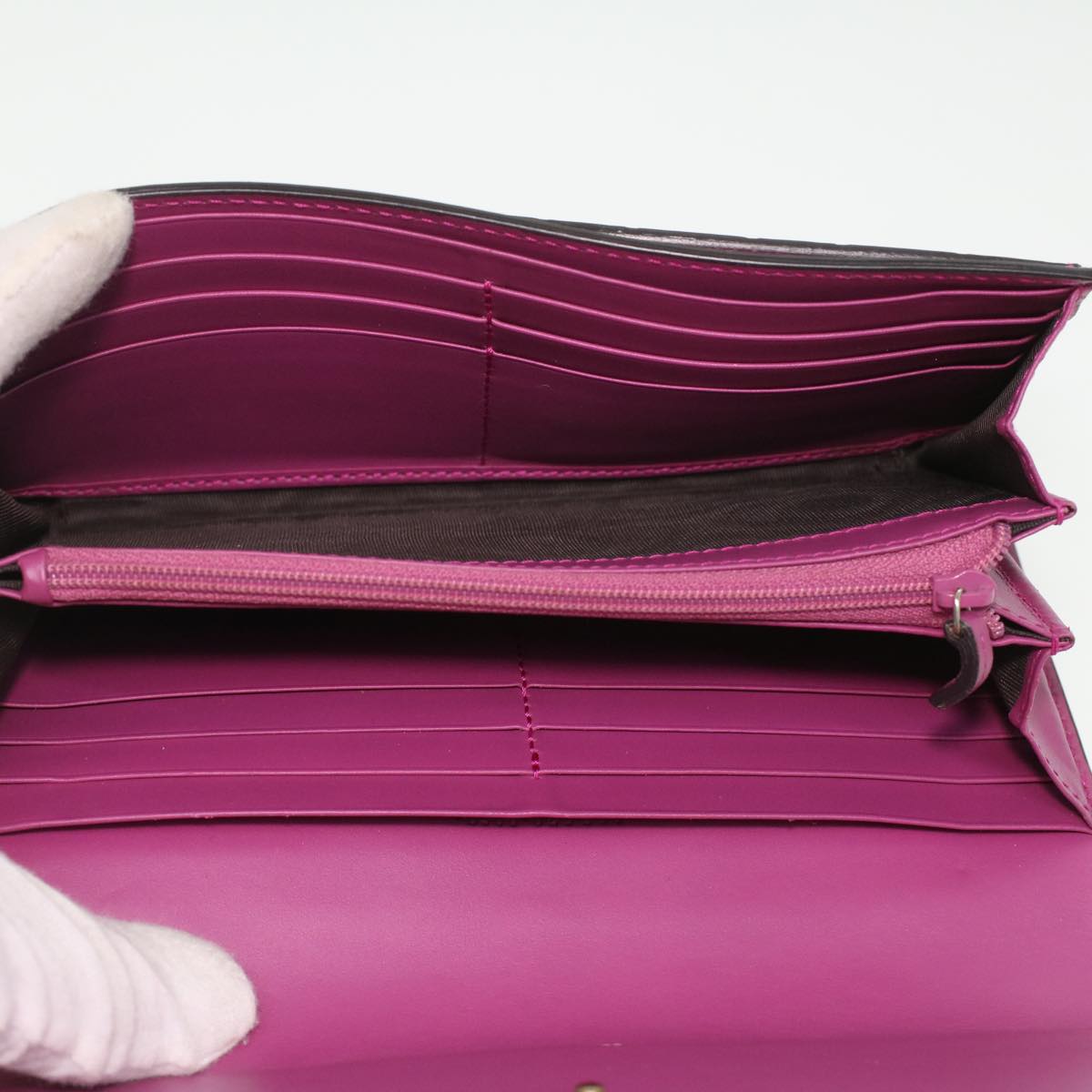 GUCCI Guccissima Long Wallet Pink 388679 36795