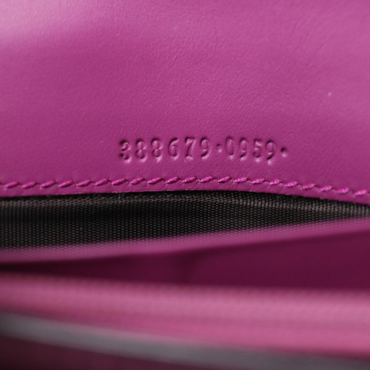 GUCCI Guccissima Long Wallet Pink 388679 36795