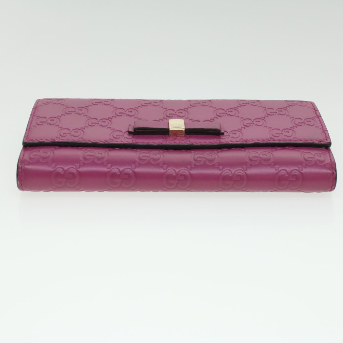 GUCCI Guccissima Long Wallet Pink 388679 36795