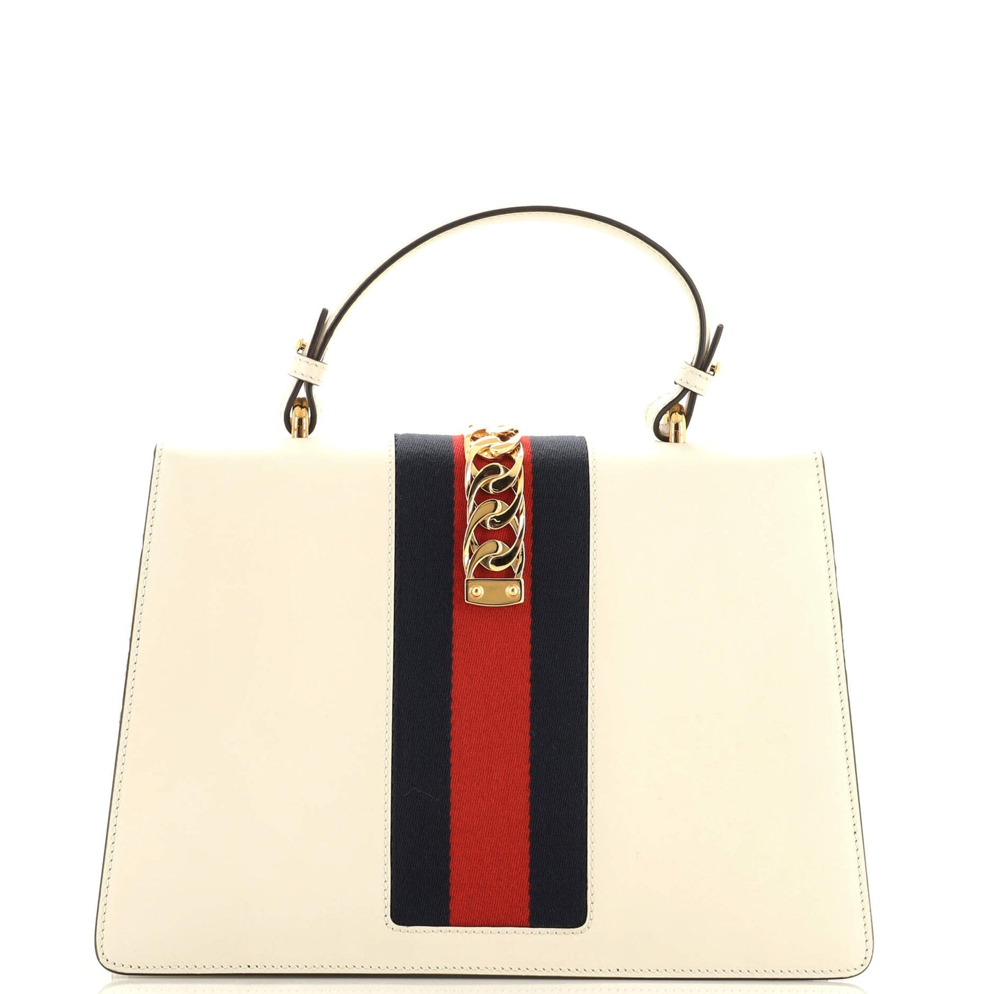 Sylvie Top Handle Bag Embroidered Leather Medium