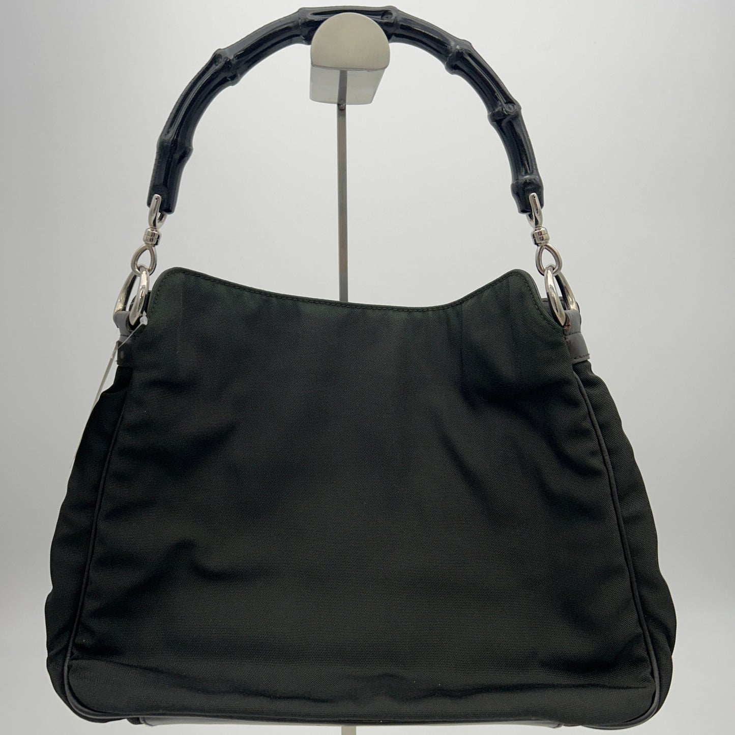 Gucci Nylon Handbag Black gu8810sw