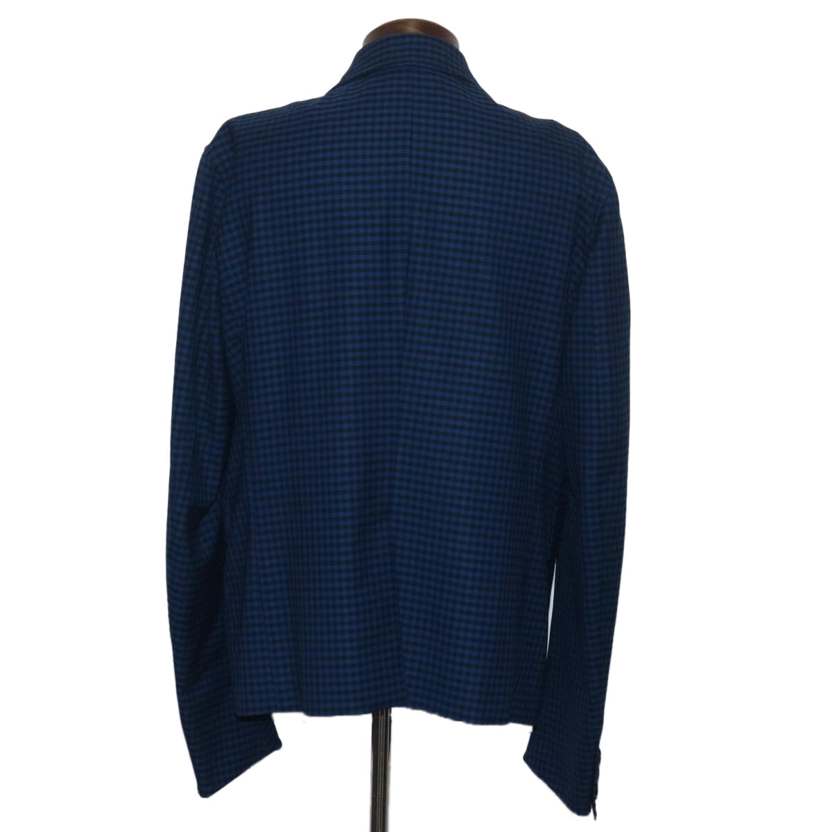GUCCI Jacket Plaid Blue Black 37056
