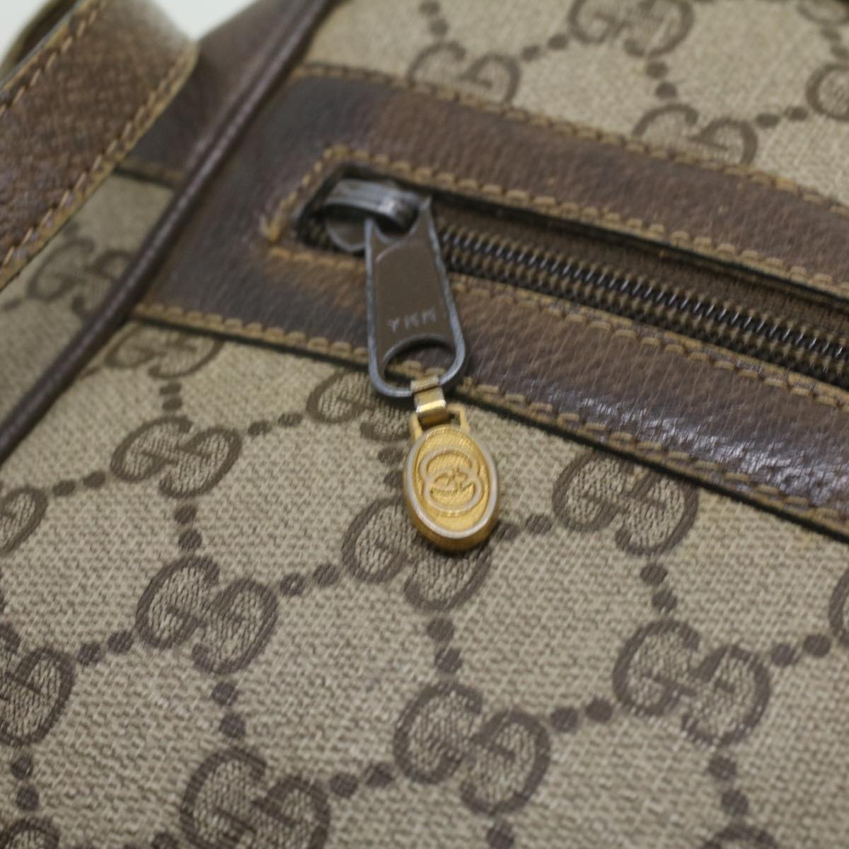 GUCCI GG Canvas Web Sherry Line Shoulder Bag Beige Red Green 37155