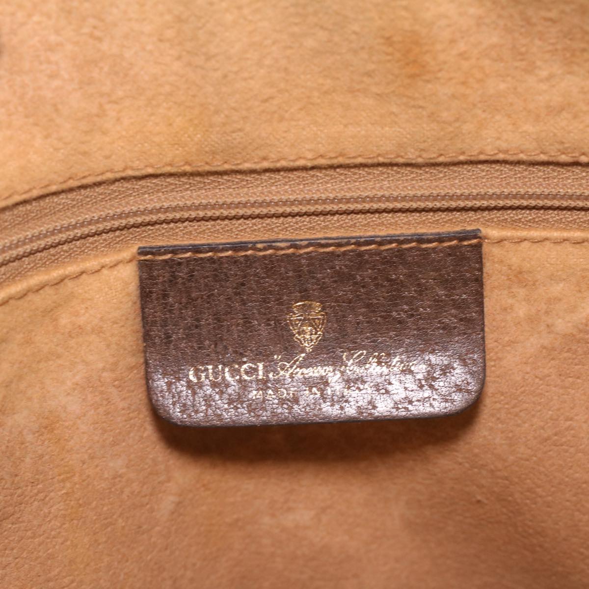 GUCCI GG Canvas Web Sherry Line Shoulder Bag Beige Red Green 37155