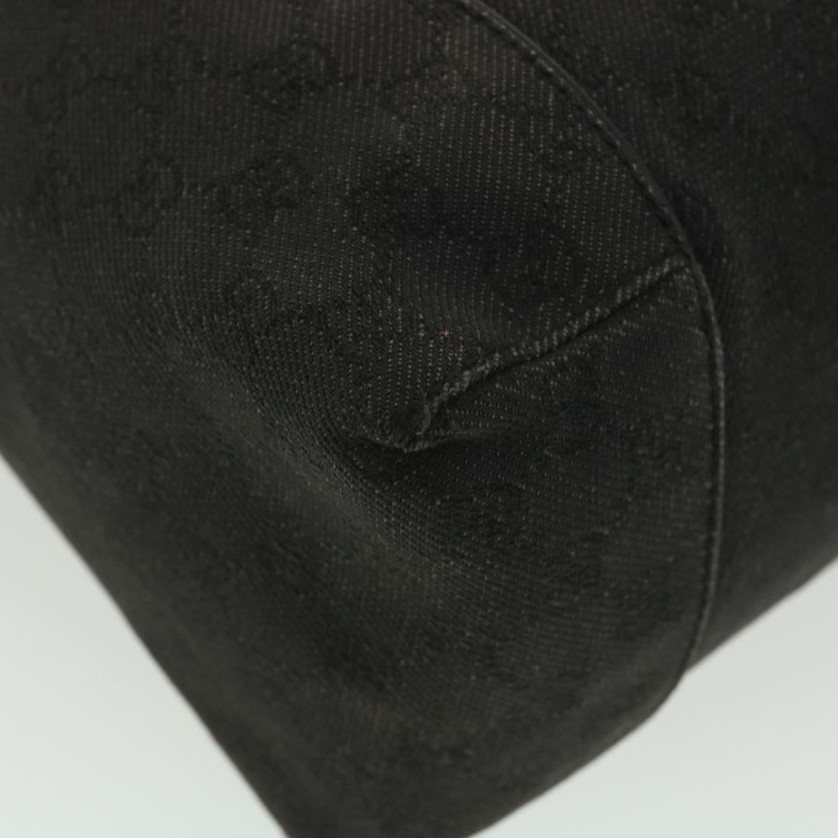 GUCCI GG Canvas Shoulder Bag Gray 101292 37374
