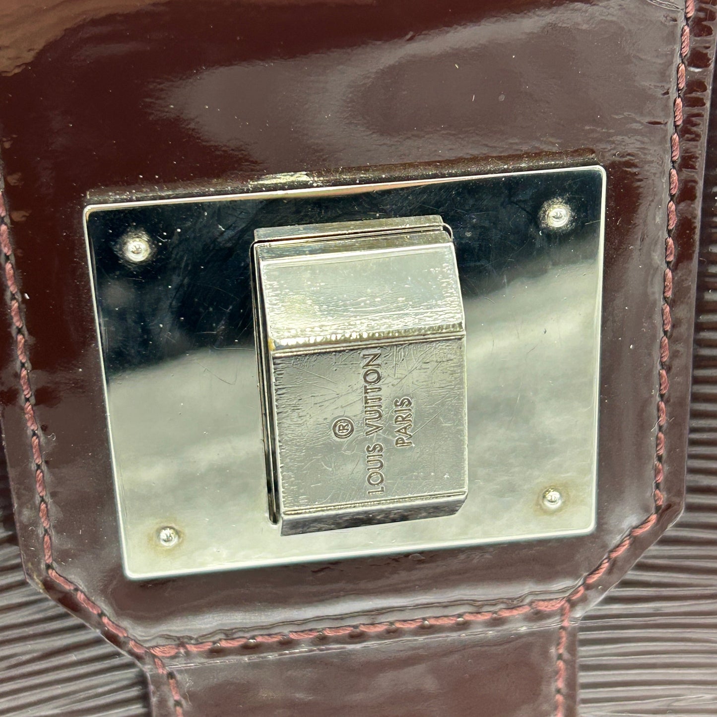 Louis Vuitton Prune Electric Epi Leather Mirabeau PM Bag LA6668