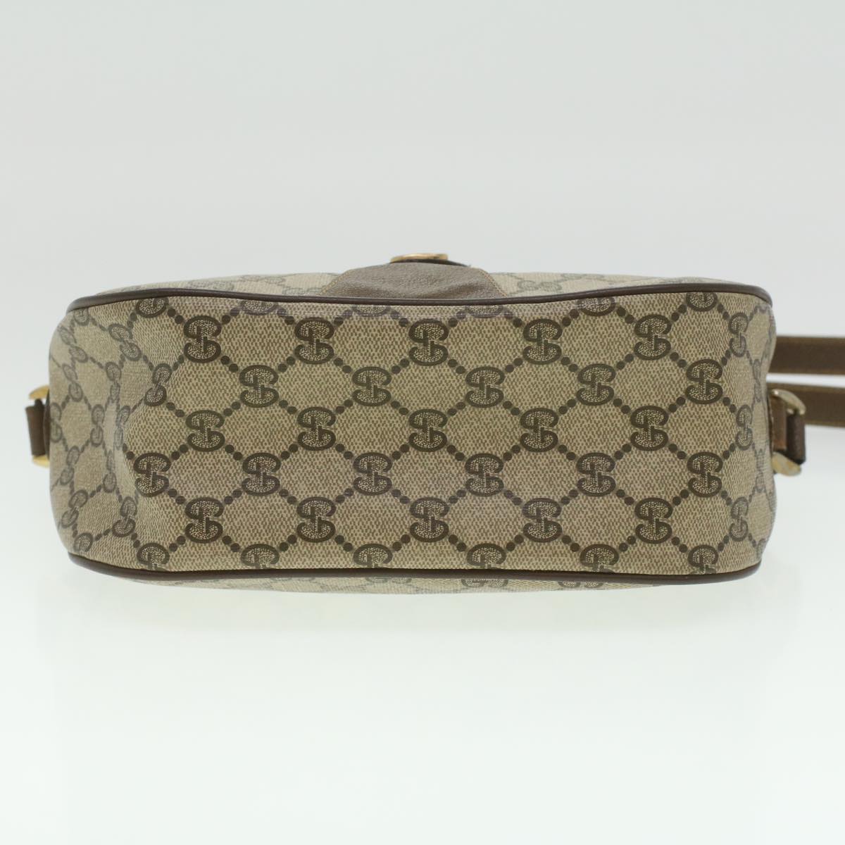 GUCCI GG Canvas Web Sherry Line Shoulder Bag Beige Red Green 8902032 37565