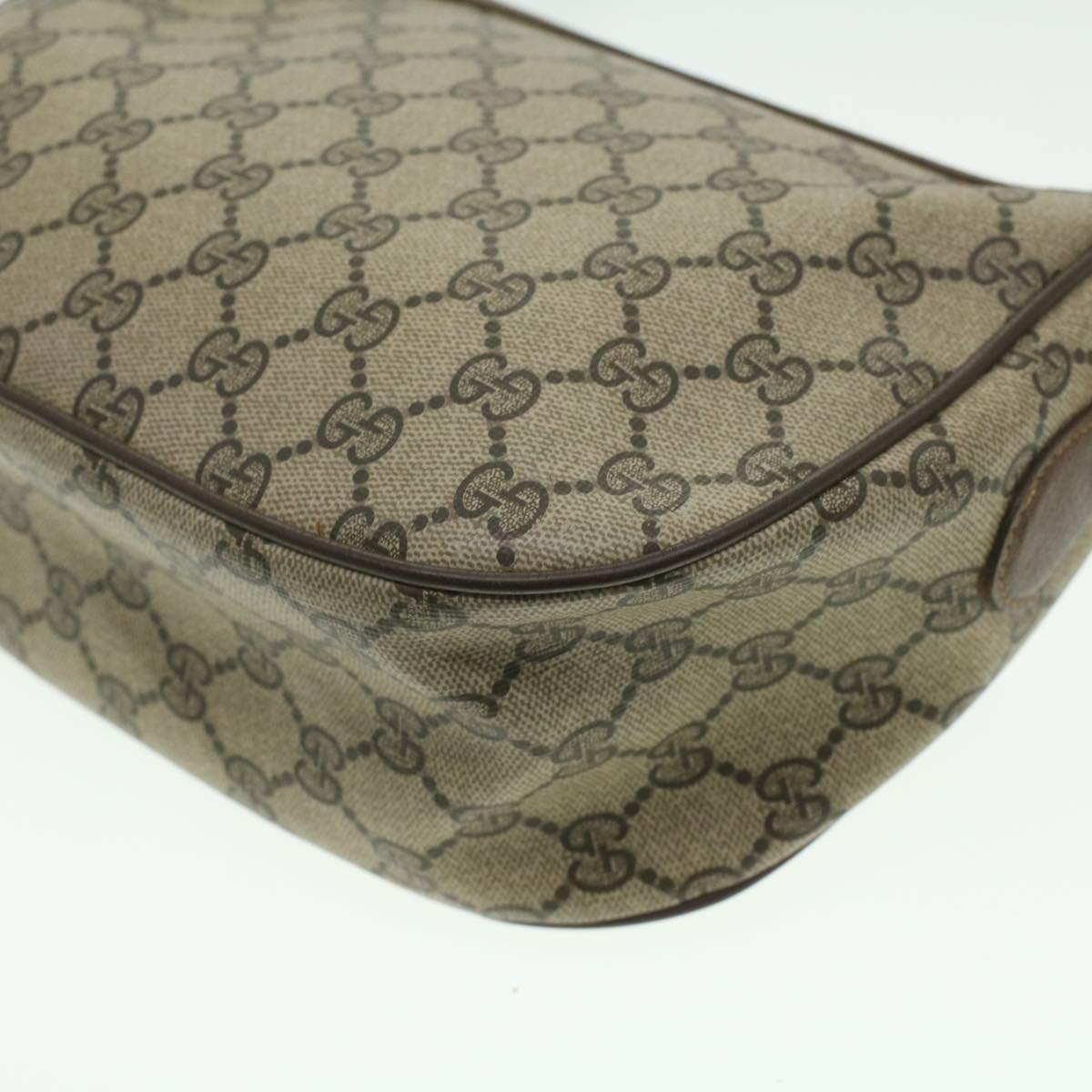 GUCCI GG Canvas Web Sherry Line Shoulder Bag Beige Red Green 8902032 37565